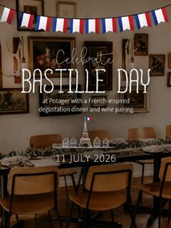🇫🇷✨ There's still time to join us for our Bastille Day Dinner at Potager.⁠
⁠
If you've been looking for an excuse to gather with friends over exceptional food and wine, this is it.⁠
⁠
Enjoy a French-inspired degustation menu, thoughtfully paired with premium wines and served as a shared long-table experience in our intimate dining room.⁠
⁠
📅 Saturday 11 July 2026⁠
🕕 6:00pm sharp⁠
💰 $185 per person⁠
🍷 Matched wine pairing included⁠
🍽 French-inspired long-table degustation⁠
⁠
Seats are limited, so if you've been thinking about joining us, now's the time to book.⁠
⁠
✨ Make a weekend of it⁠
⁠
Why not turn your evening into a relaxing hinterland escape with a stay at @potagerhouse, @elysianhillsvenue or @cascade.springs? You can also complete your weekend with a scenic river cruise from our friends at @tweedecocruises.⁠
⁠
Book your seat via the link in our bio, we'd love to welcome you for a memorable evening of beautiful food, fine wine and French-inspired hospitality.⁠
⁠
🇫🇷🍷🥖⁠