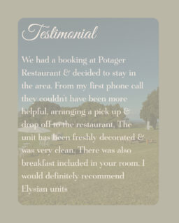 There's nothing we love more than hearing about our guests' experiences. 🤍⁠
⁠
Whether you're joining us for a long lunch at @potagerakitchengarden, celebrating a special occasion or simply escaping for a few days, we love being able to help create a seamless and memorable stay.⁠
⁠
Thank you for your kind words and for choosing to stay with us. We hope to welcome you back again soon.⁠
⁠
✨⁠
⁠
#ElysianHills #GuestReview #Potager #HinterlandEscape #NorthernRiversAccommodation⁠