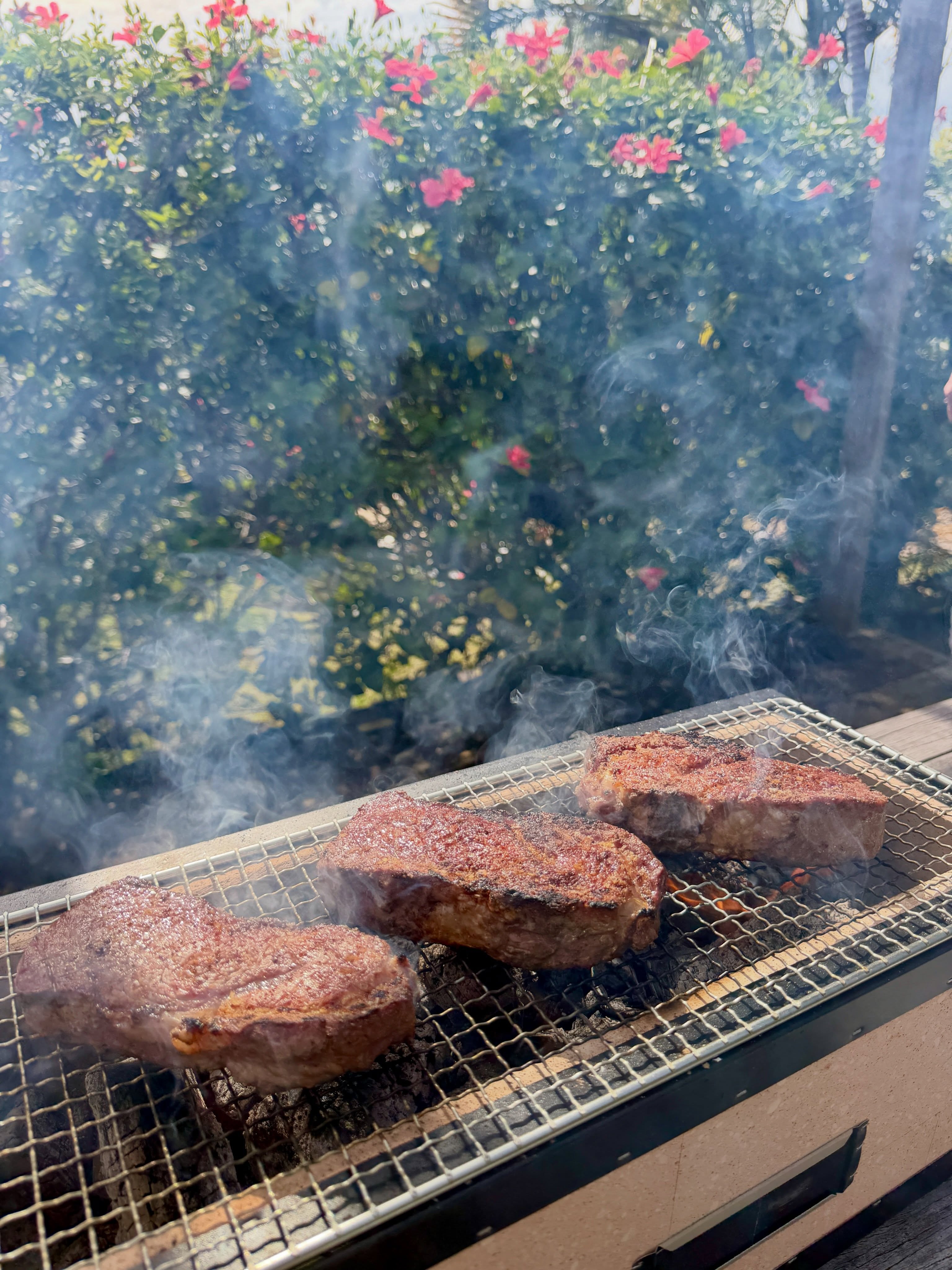 Fire, smoke, and premium Bellingdale Beef over the grill at Potager. Simple ingredients, open flames, and unforgettable flavour. 🔥🥩 

#BellingdaleBeef #PotagerRestaurant #OpenFireCooking #AustralianProduce #FarmToTable
