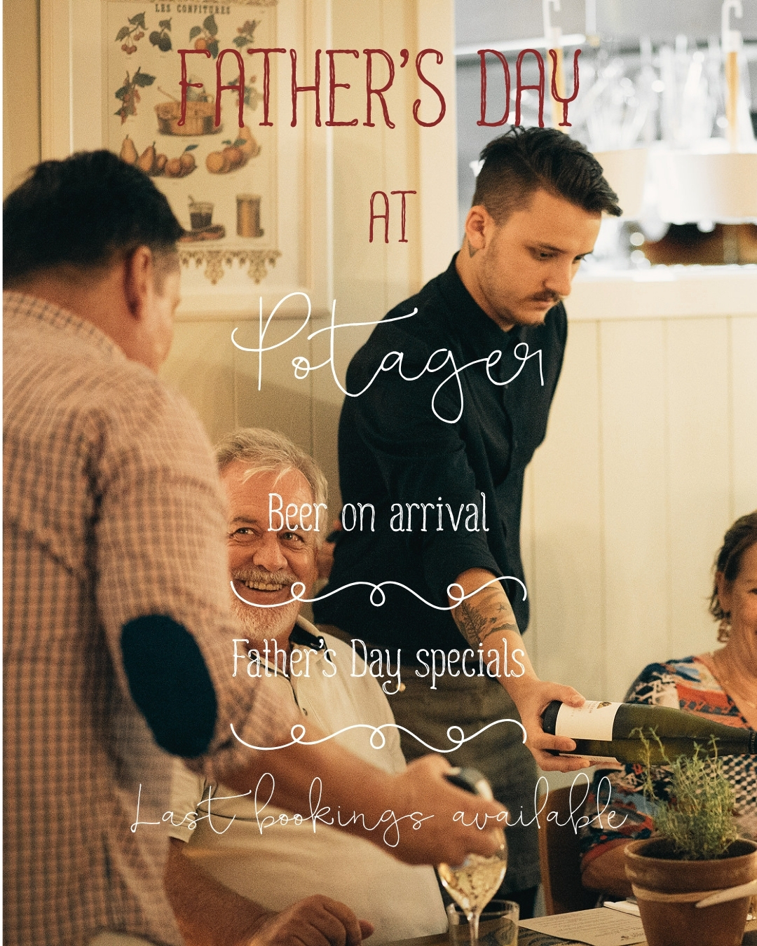 Father’s Day is almost here. 🤍

Gather around the table and celebrate Dad with a beautiful meal at Potager, surrounded by the gardens and the flavours of the Tweed hinterland. Enjoy a beer on arrival, alongside our Father’s Day specials created for the occasion.

With only a few days to go, our final bookings are now available. We’d love to welcome you and your family for a memorable Father’s Day at Potager.

Bookings via the link in bio.

#Potager #FathersDay #TheTweed #NorthernRiversFood #DestinationTweed #TasteTheTweed
