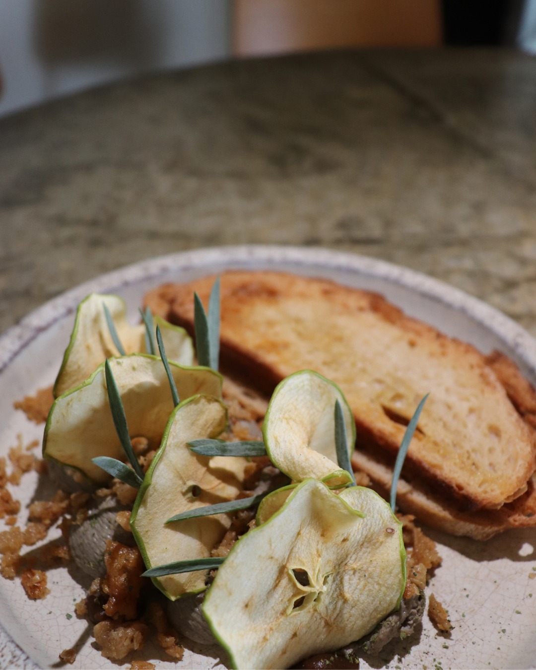Duck liver pâté, done the Potager way.
Silky duck liver pâté with apple, elderflower, crispy duck skin and crisps — a dish layered with richness, freshness and crunch.
A beautiful balance of flavour and texture from the first bite to the last.
#Potager #PotagerAKitchenGarden #PaddockToPlate #NorthernRiversFood #TheTweed #DestinationDining